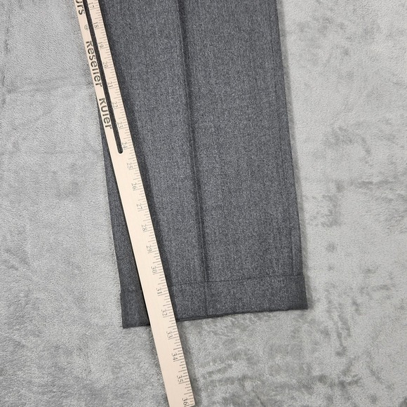 Ermenegildo Zegna Pants Mens 38 Gray Wool Dress Trousers Classic - Picture 13 of 13